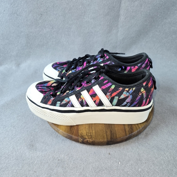 Adidas Nizza Platform ‘Music Festival’ Women’s Shoes Size 6.5 Like New - Picture 4 of 8